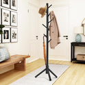 Coat Rack, Freestanding Coat Rack with 8 Hooks and 3 Adjustable Size Tree Coat Racks for Bedroom, Hallway, Entrance, Office, for Hats, Coats