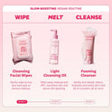 The Face Shop Rice Water Bright Makeup Remover Wipes for Face with Rice Extract, Brightening, Moisturizing, Infused with Cleansing Milk, Vegan