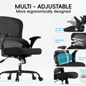 TRALT Office Chair - Ergonomic Office Chair with Back Support, Home Office Desk Chairs, 330lbs Wide Seat Big and Tall Office Chairs, Comfy Desk Chair