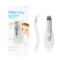 Frida Baby NailFrida Baby Nail Clippers & Nail File & Buffer for Newborns and Up, Safety Spyhole, Nickel Free, Curved Clipper to Fit Babies Nails