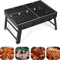 Barbecue Grill, Charcoal Grill Folding Portable Lightweight Barbecue Grill Tools for Outdoor Grilling Cooking Camping Hiking Picnics Tailgating