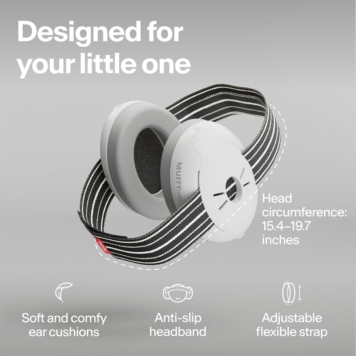 Alpine Muffy Baby Ear Protection for Babies and Toddlers up to 36 Months - CE & ANSI Certified - Noise Reduction Earmuffs - Comfortable Baby