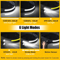 Headlamp Rechargeable, 230° Wide Beam Head Lamp LED with Motion Sensor for Adults - Camping Accessories Gear, Waterproof Head Light Flashlight for