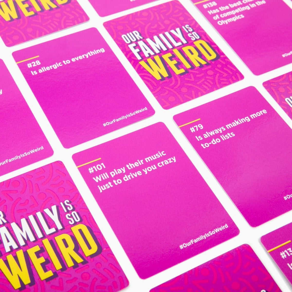 DSS Games Our Family is So Weird [A Family Card Game to Decide Who’s Most Likely to | Game Night Idea for Teens, Adults & Groups | Great for Stocking