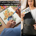9" x 12" Sketch Book, Top Spiral Sketchbook, 100 Sheets Sketch Pad, (68 lb/100 GSM) Drawing Paper Pad, Drawing Pad for Kids, Artist Sketchbook for