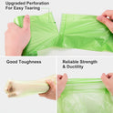 Small Trash Bags 4-6 Gallon, Inwaysin 200 Count Biodegradable Trash Bags 4 Gallon, Extra Strong Small Garbage Bags Unscented, Size Expanded, Green