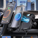 Wireless Car Charger, MOKPR Auto-Clamping Car Mount 15W/10W/7.5W Fast Charging Air Vent Car Phone Mount Compatible with iPhone 15/14/13/13 Pro/12 Pro