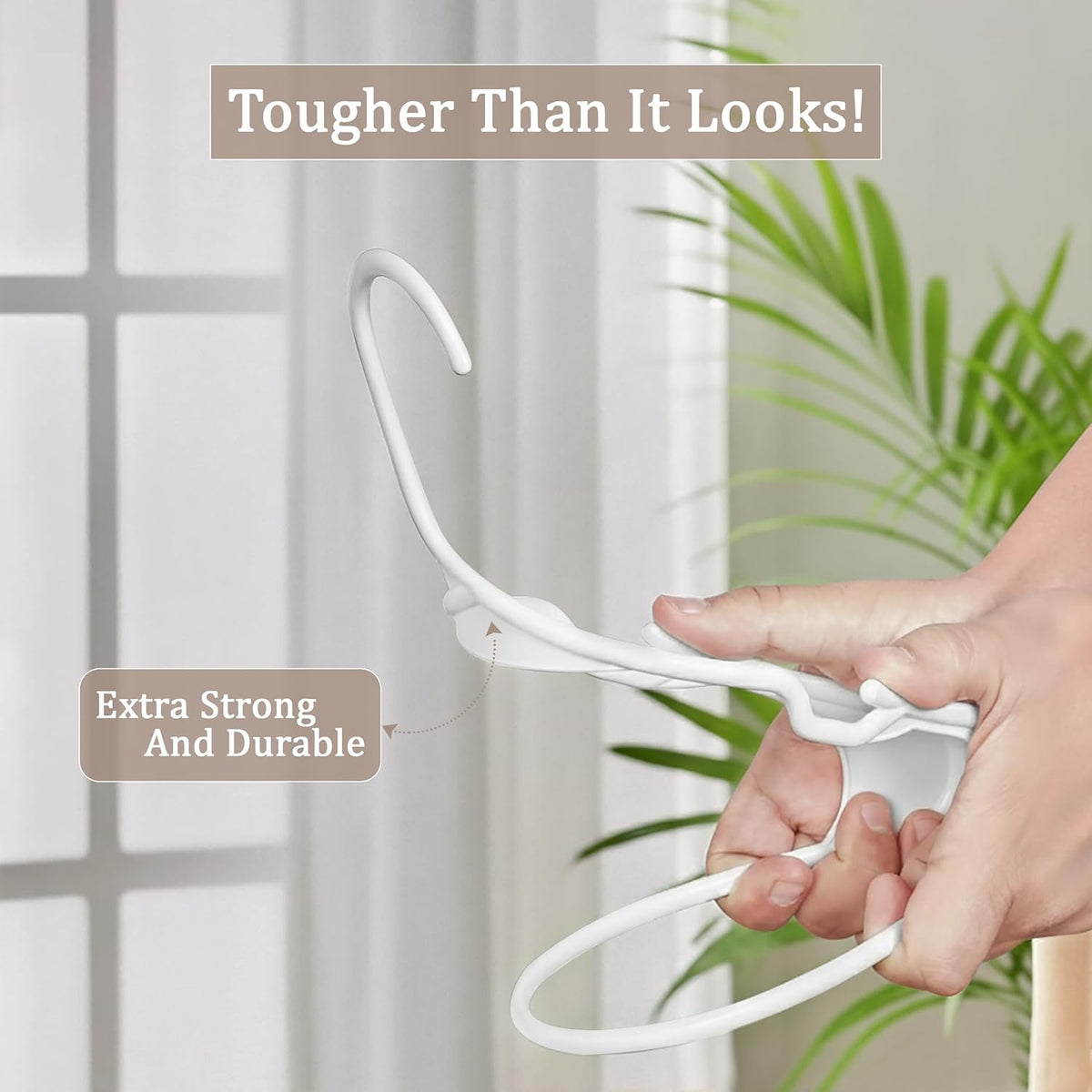Utopia Home - Plastic Hangers 50 Pack - Space Saving Clothes Hanger - Durable and Strong Closet Organizers and Storage Makes It Ideal Stocking