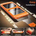 TOCOL for iPhone 17 Pro Max Screen Protector/iPhone 16 Pro Max Screen Protector 6.9-Inch Instant Installation Tempered Glass HD Clear Full Coverage