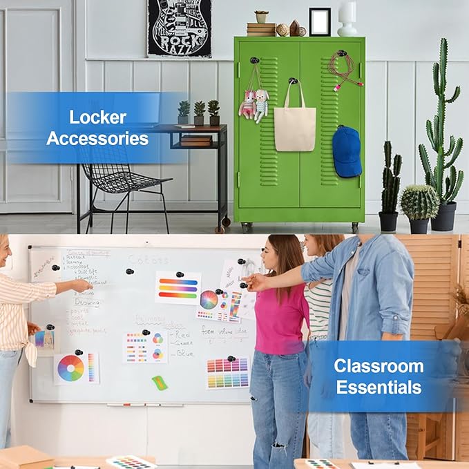 LOVIMAG Fridge Magnets 12Pcs Refrigerator Whiteboard Small Strong Magnet Classroom Kitchen Accessories Decorative Locker Set Decor Must Haves Office