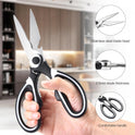 Food Grade Kitchen Scissors All Purpose 3 Pack - Heavy Duty Stainless Steel Cooking Shears for Cutting Meat, Food, Fish, Poultry Sharp Sissors for