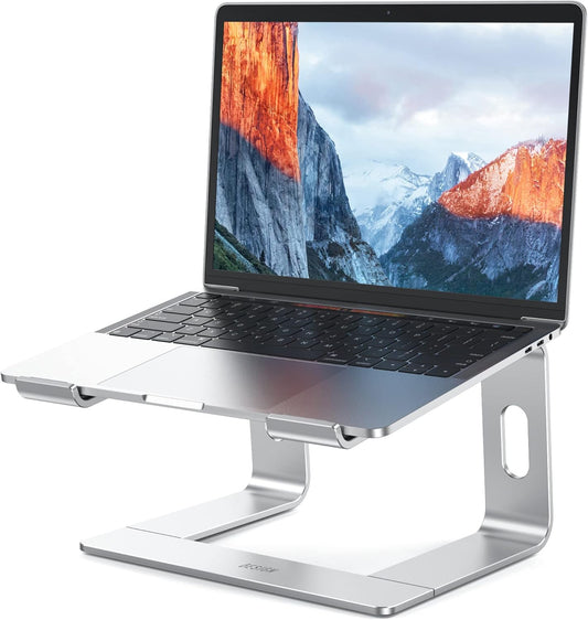 BESIGN LS03 Aluminum Laptop Stand, Ergonomic Detachable Computer Stand, Notebook Riser Compatible with Air, Pro, Dell, HP, Lenovo More 10-15.6"