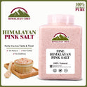 Himalayan Chef Pink Himalayan Salt Fine Grain, 5 lbs Plastic Jar - Pure, Natural, Kosher, Non-GMO, Mineral-Rich, for Cooking, Seasoning, Baking