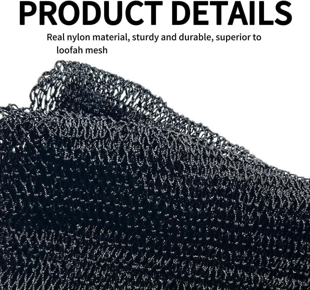 African Net Sponge Authentic, African Exfoliating Sponge Real African Net Black Owned, African Bath Sponge Back Scrubber, Body Exfoliator Shower Bath