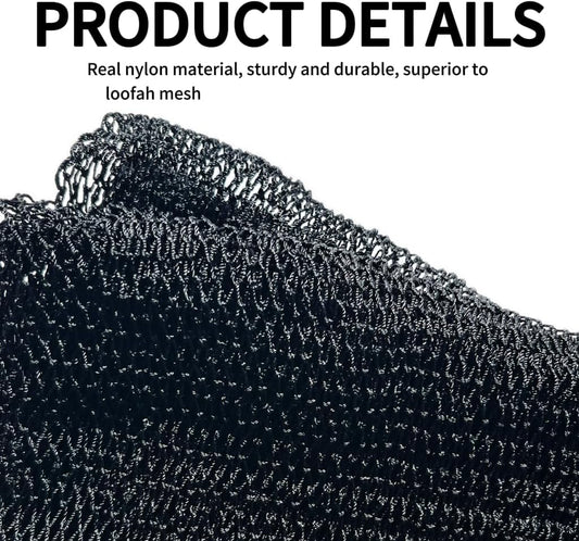African Net Sponge Authentic, African Exfoliating Sponge Real African Net Black Owned, African Bath Sponge Back Scrubber, Body Exfoliator Shower Bath