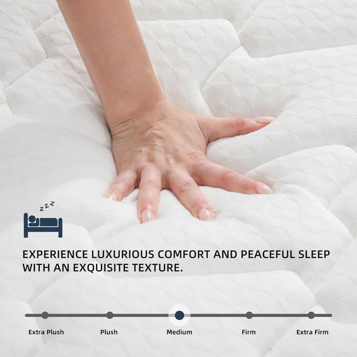Queen Mattress 12 Inch | Hybrid Mattresses Queen Size in a Box | Medium Firm Memory Foam and Individual Pocket Springs | Fiberglass Free Bed Mattres