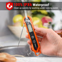ThermoPro Digital Instant Read Meat Thermometer for Grilling Waterproof Kitchen Food Thermometer with Calibration & Backlight Smoker Oil Fry Candy