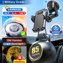 VANMASS 85+LBS Strongest Suction & Military-Grade 2025 Ultimate Car Phone Mount Patent & Safety Certs Cell Phone Holder Truck Stand for Dashboard