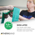 THERABAND Resistance Bands Set, Beginner Kit, Yellow, Red, Green, Non-Latex Elastic Bands for Exercise & Physical Therapy, Strength Training Bands
