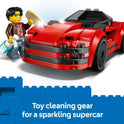 LEGO City Red Sports Car Toy - Building Toy for Kids, Boys and Girls, Ages 5+ - Educational Gift for Birthdays and Holidays - Includes Driver