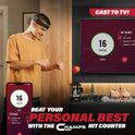 Champs MMA Boxing Reflex Ball Set with Punch Counter App | 4 Balls with Varying Weights, Headband & 4 Spare Strings to Improve Speed, Hand Eye