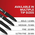 Sharpie S-Gel Gel Pens, Black Barrel, Medium Point (0.7mm), Black Gel Ink Pens, 12 Count - Home, Office, School, Journaling, Writing, Note-Taking