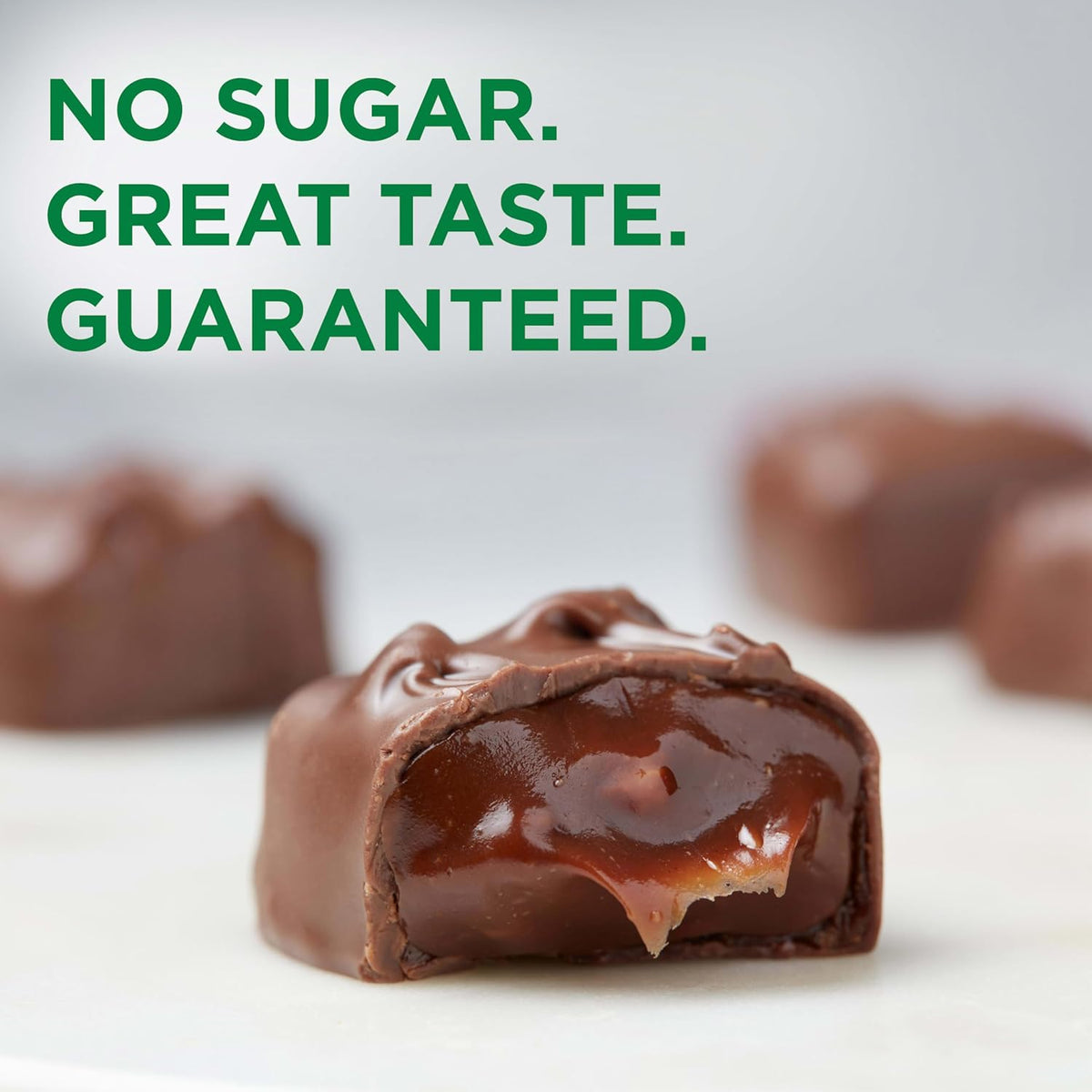 RUSSELL STOVER Sugar Free Assorted Caramels in Chocolate Candy, 15.3 oz. bag