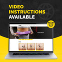 Tribe Lifting Fabric Resistance Bands for Glutes & Legs | 5 Fabric Workout Bands Set | Thick Booty Bands for Squats, Lunges, Hip Training, Physical