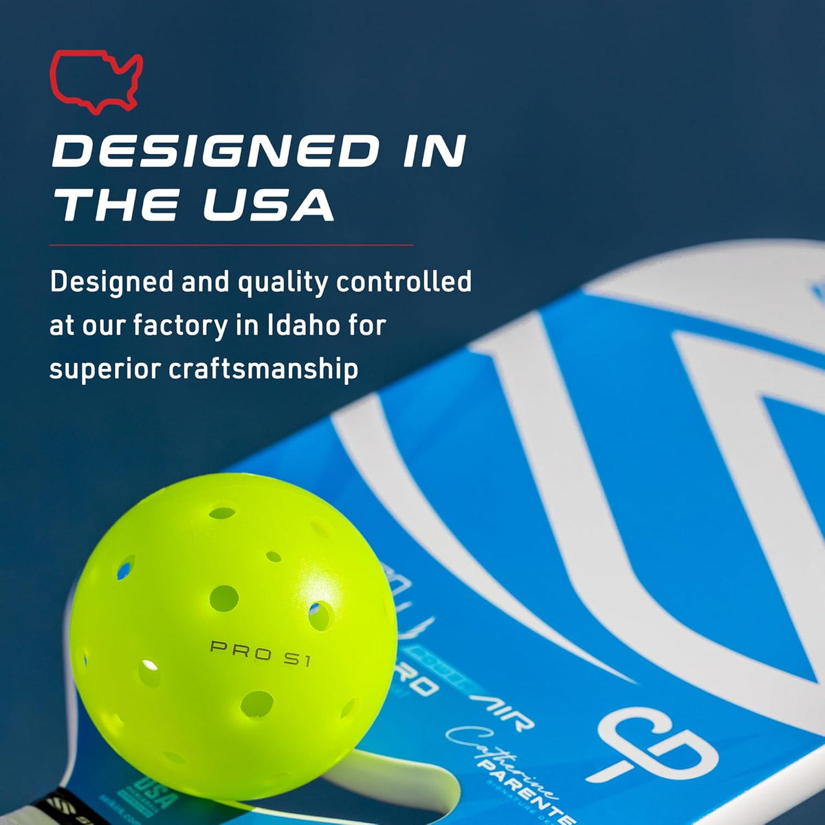 Selkirk Sport Pro S1 Ball | Crack-Resistant | 38 Hole Outdoor Pickleball Balls | USAPA Approved Pickle Ball for Tournament Play | Advanced