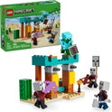 LEGO Minecraft The Illager Desert Patrol Toy Figures and Playset - Building Minecraft Toy for Kids, Boys and Girls, Ages 7+ - with 4 Figures for