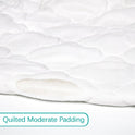 Crib Mattress Protector Sheets Fitted Waterproof Crib Mattress Pad Cover, Noiseless & Machine Wash 100% Absorbent Crib/Toddler Mattress Protector