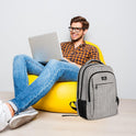 MATEIN Travel Laptop Backpack, Business Anti Theft Slim Sturdy Laptops Backpack with USB Charging Port, Water Resistant College School Computer Bag