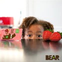 BEAR Real Fruit Snack Rolls - Gluten Free, Vegan, and Non-GMO - Strawberry – 36 Rolls, Healthy School And Lunch Snacks For Kids And Adults, 0.7 Ounce