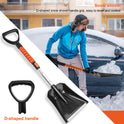 Car Snow Brush Snow Shovel Kit, 42'' Extendable Ice Scrapers and Snow Brushes for Car Windshield with Foam Grip 180° Pivoting Brush Head Snow