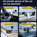 MAGIC JOHN Car Phone Holder, Ultra-Durable Mteal Phone Holders for Your Car, 360° Rotation Cell Phone Car Mount for Windshield, Suction Cup Car Phone