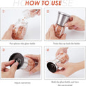 Original Stainless Steel Salt or Pepper Grinder - Top Spice Mill with Ceramic Blades, Brushed Stainless Steel and Adjustable Coarseness By Pepper