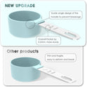 TILUCK Measuring Cups & Spoons Set, Stackable Cups and Spoons, Nesting Measure Cups with Stainless Steel Handle, Kitchen Gadgets for Cooking & Baking