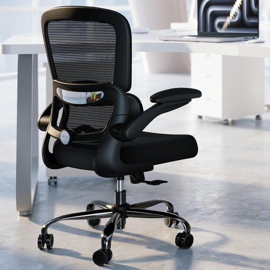 TRALT Office Chair - Ergonomic Desk Chair with Adjustable Lumbar Support, Mesh Computer Chair, Executive Chairs for Home Office Comfortable Lumbar