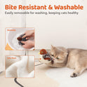 Potaroma Cat Toys Rechargeable Flapping Bird Sparrow, Lifelike Chirp Tweet, Touch Activated Kitten Toy Interactive Cat Exercise Toys for All Breeds