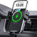 Wireless Car Charger, MOKPR Auto-Clamping Car Mount 15W/10W/7.5W Fast Charging Air Vent Car Phone Mount Compatible with iPhone 15/14/13/13 Pro/12 Pro