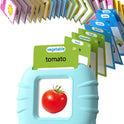 Talking Flash Cards for Toddlers 1 2 3 4 Year Olds, Montessori Language Learning with 224 Words, Pocket Speech Therapy and Autism Playthings