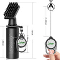 Pro Golf Club Brush Cleaner with Retainer Clip and Squeeze Water Bottle 7.5 Inches Holds 4 Ounces of Water, Essentials Golf Accessories for Men, Best