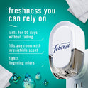Febreze Plug in Air Freshener, Odor-Fighting Scented Oil Refill, Air Fresheners for Home and Bathroom and Kitchen, Long Lasting for Strong Odors