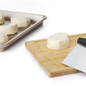 OXO Good Grips Stainless Steel Multi-Purpose Scraper & Chopper, Dough Cutter for Pizza, Bread and Cookie Dough, Multi-Purpose Vegetable Chopper