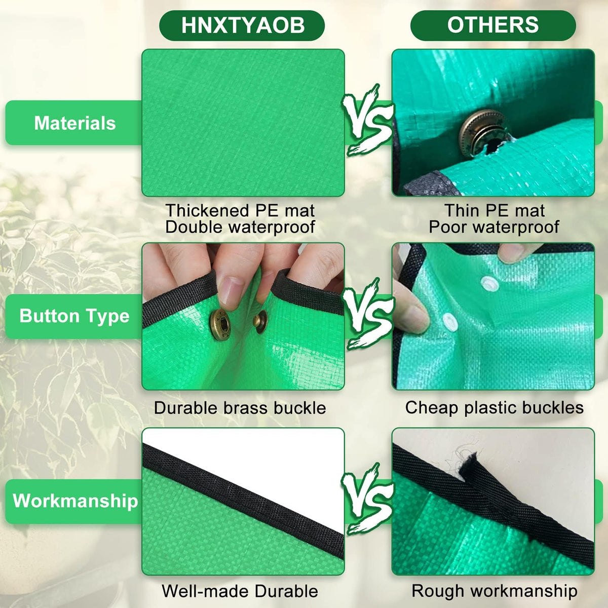 Repotting Mat for Indoor Plant Transplanting and Mess Control 27"x 27" Thickened Waterproof Potting Tray Foldable Succulent Potting Mat Portable