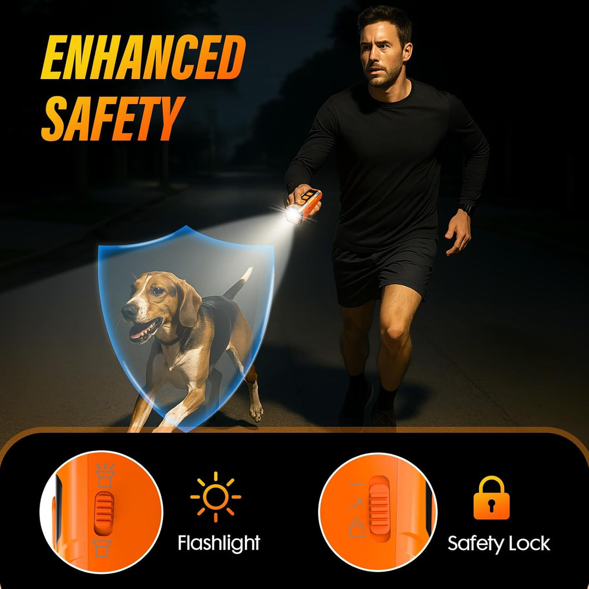 Dog Bark Deterrent Device, 3X Ultrasonic Anti Barking, 6 Training Modes 23 FT Range Barks No More Indoors Outdoors Behavior Correct Safe & Humane