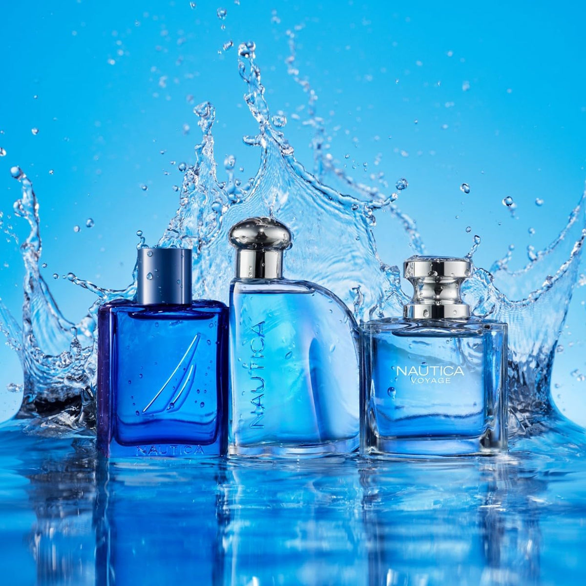 Nautica Voyage Eau de Toilette 3.3 fl oz (Pack of 1), Notes of Apple, Cedarwood, Mimosa, Men's Fragrance, Long Lasting, Everyday Fragrance, Travel
