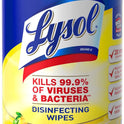 Lysol Disinfecting Wipes Bundle, Home Apartment Dorm Room Essentials and Cleaning Supplies, All Purpose Cleaner, Multi-surface Cleaning Wipes, Lemon