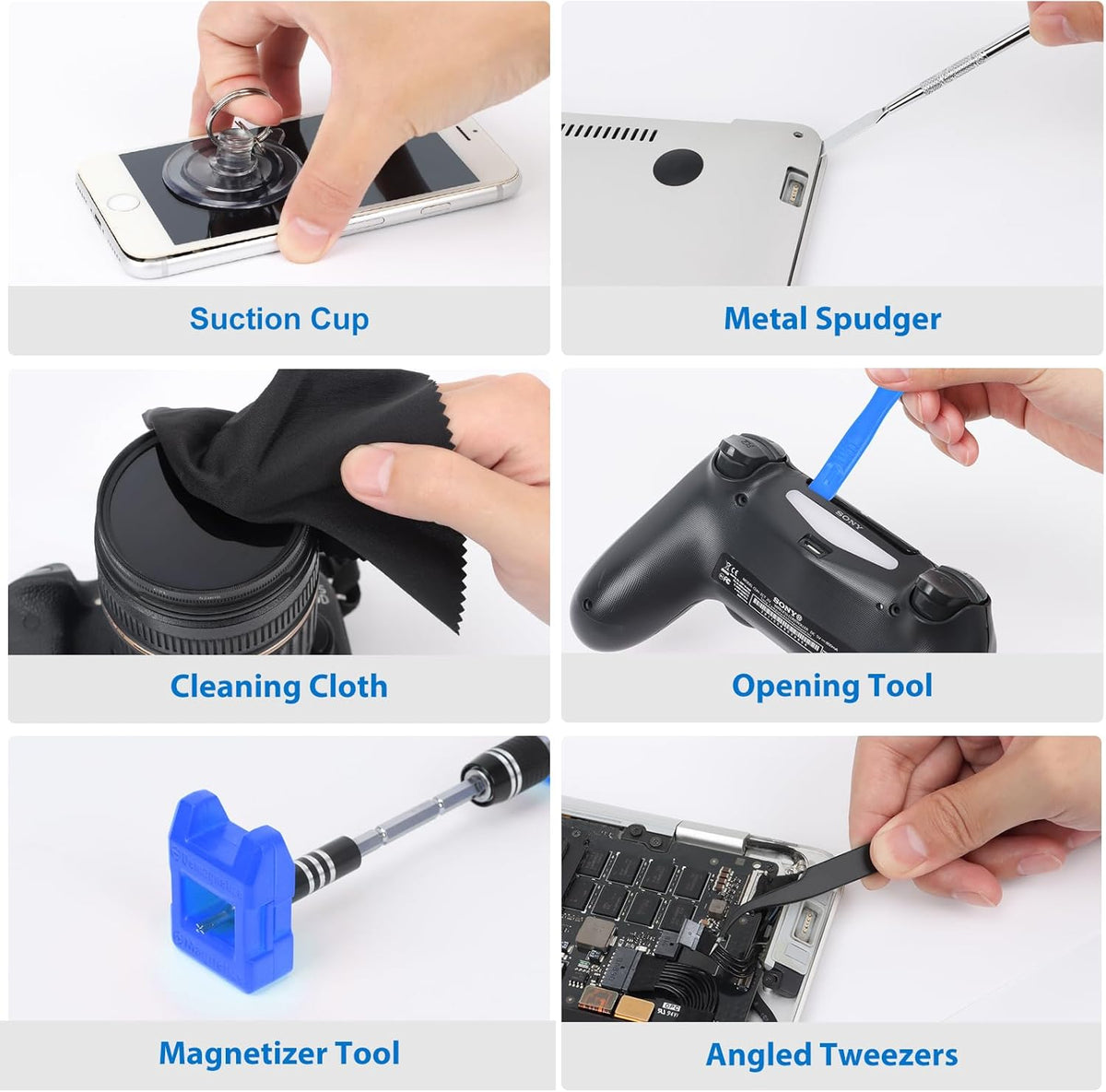 STREBITO Electronics Precision Screwdriver Sets 142-Piece with 120 Bits Magnetic Repair Tool Kit for iPhone, MacBook, Computer, Laptop, PC, Tablet