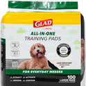 Glad for Pets Black Charcoal Puppy Pads, 23"x23" Disposable Pee Pad That Absorbs & Neutralizes Urine Instantly, Activated Carbon Training Pads